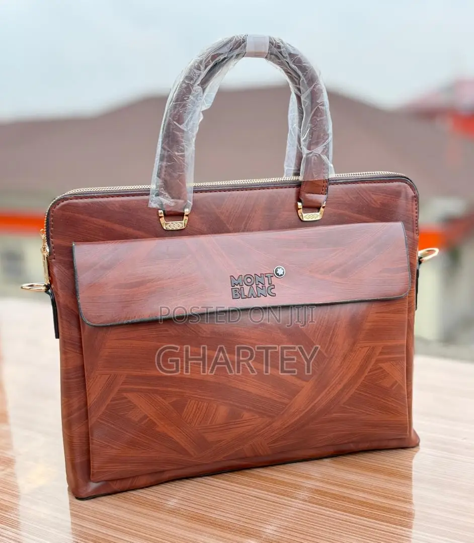 Men’S Leather Laptop Bags Briefcase - In Brown