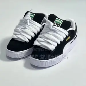 Puma Suede Black and White