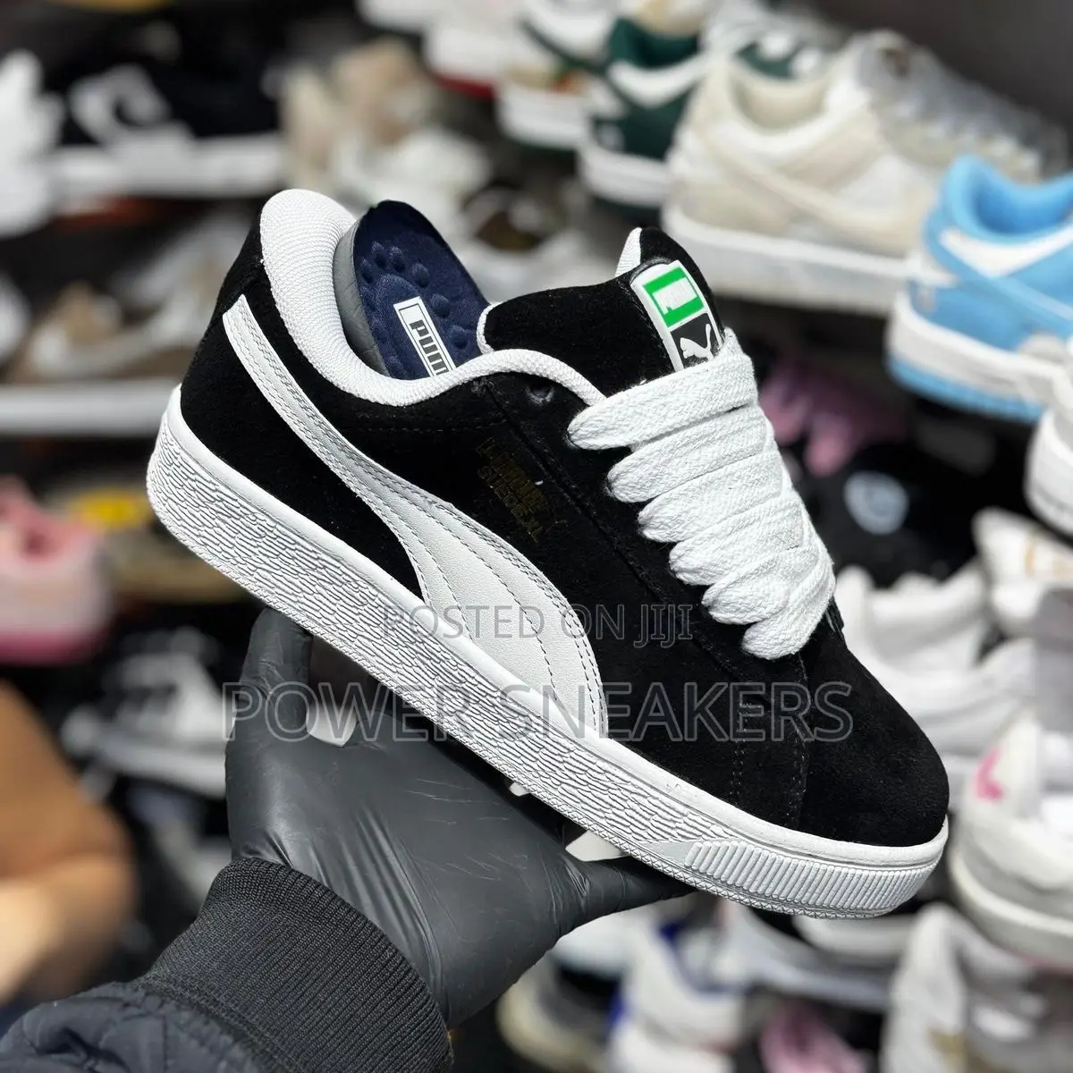 Puma Suede Black and White