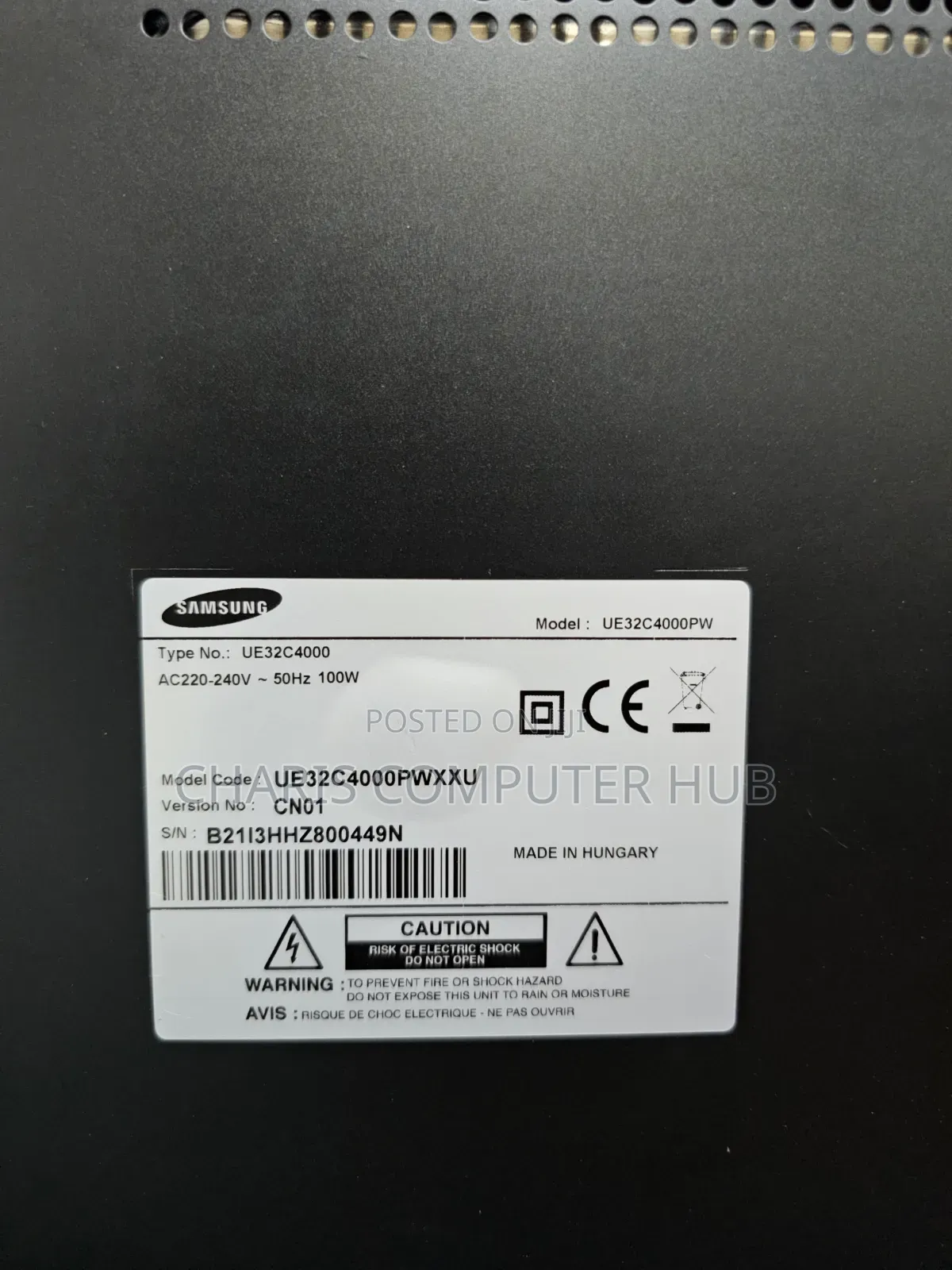 Samsung 32 Inch Glass Led Tv