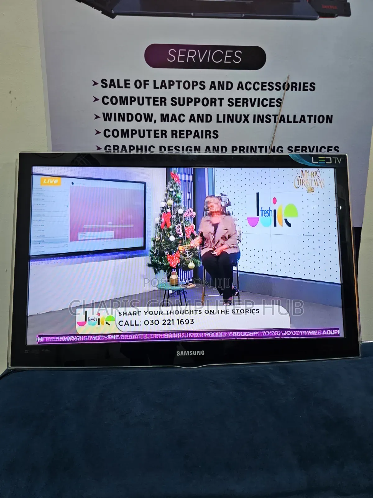 Samsung 32 Inch Glass Led Tv