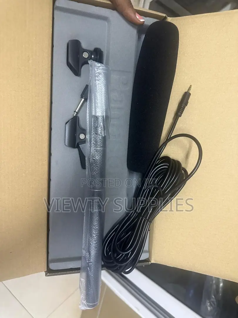 Panasonic Em-2800a Boom Interview Mic For Cameras Phones