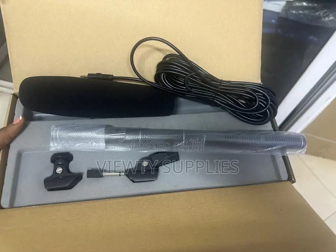 Panasonic Em-2800a Boom Interview Mic For Cameras Phones