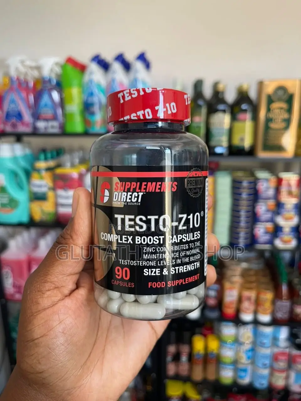 2 X Testo Z10 Testosterone Boosting Supplement 90 Capsules