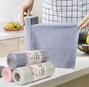 50pcs Multipurpose Reusable Microfiber Napkin