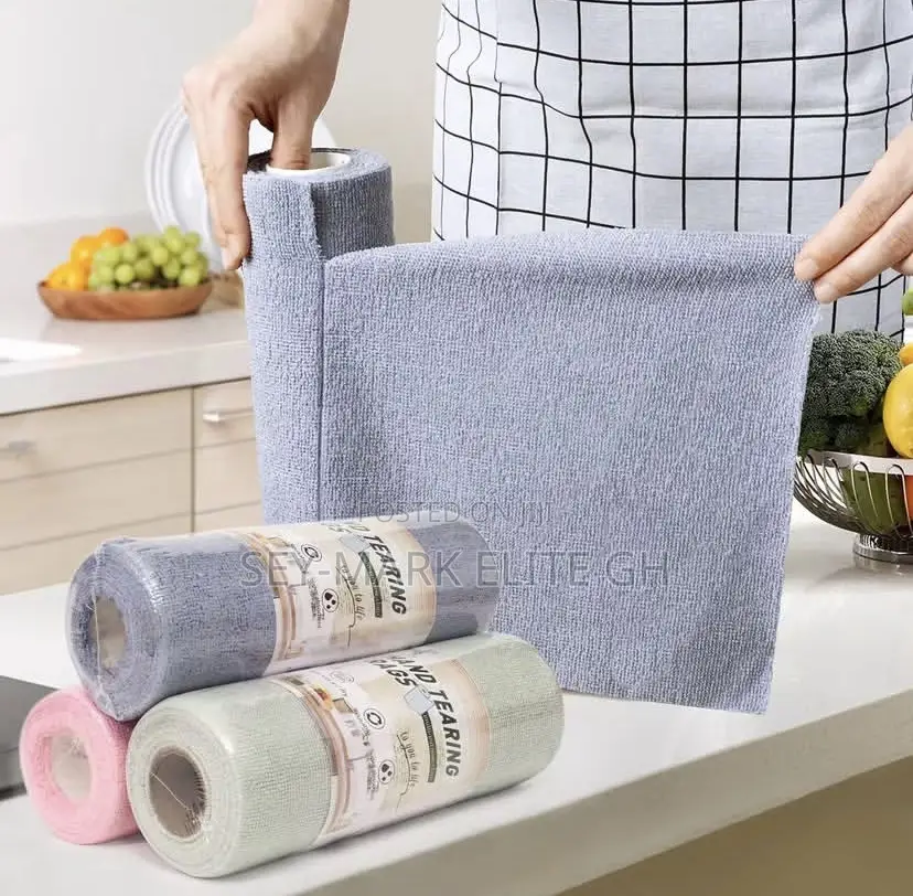 50pcs Multipurpose Reusable Microfiber Napkin