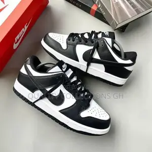 Black and White Low Dunk
