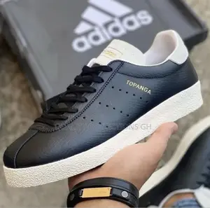 Black and Cream Adidas Topanga