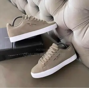 Brown and White Tommy Hilfiger