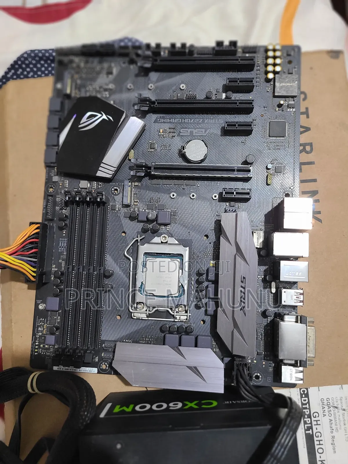 Asus Strix Z270h Motherboard With I7 7700 Combo