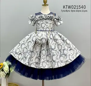 Girls Cotton Lace Dress With a Body Bag