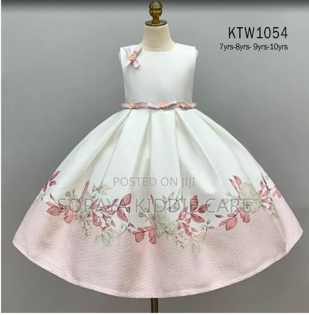 Sleeveless Girls Cotton Dress