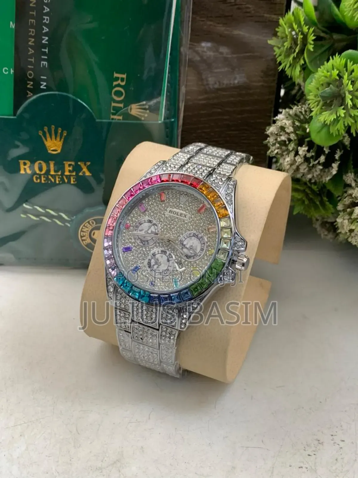 Rolex Watch Ice Out in Box