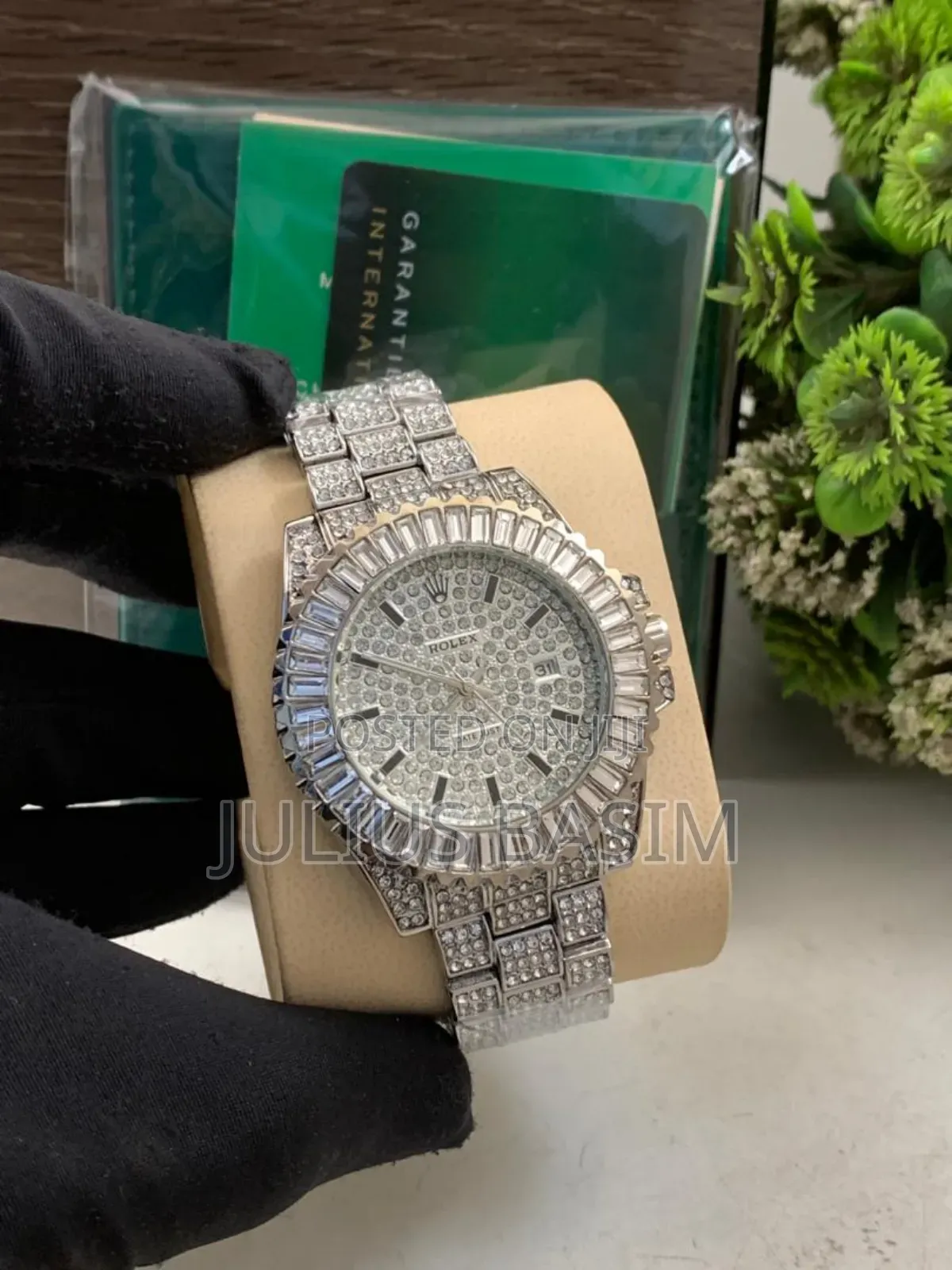 Rolex Watch Ice Out in Box