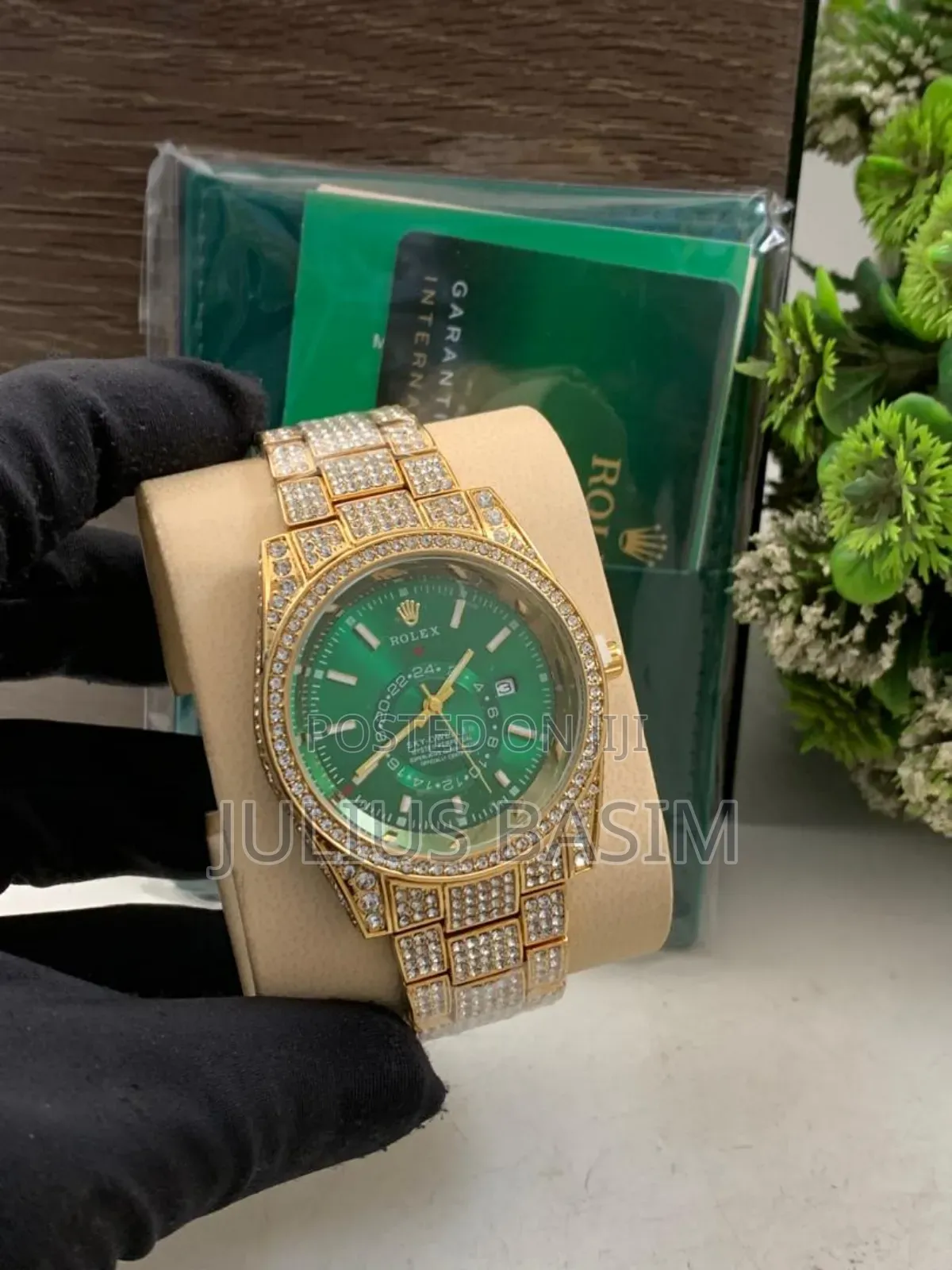Rolex Watch Ice Out in Box