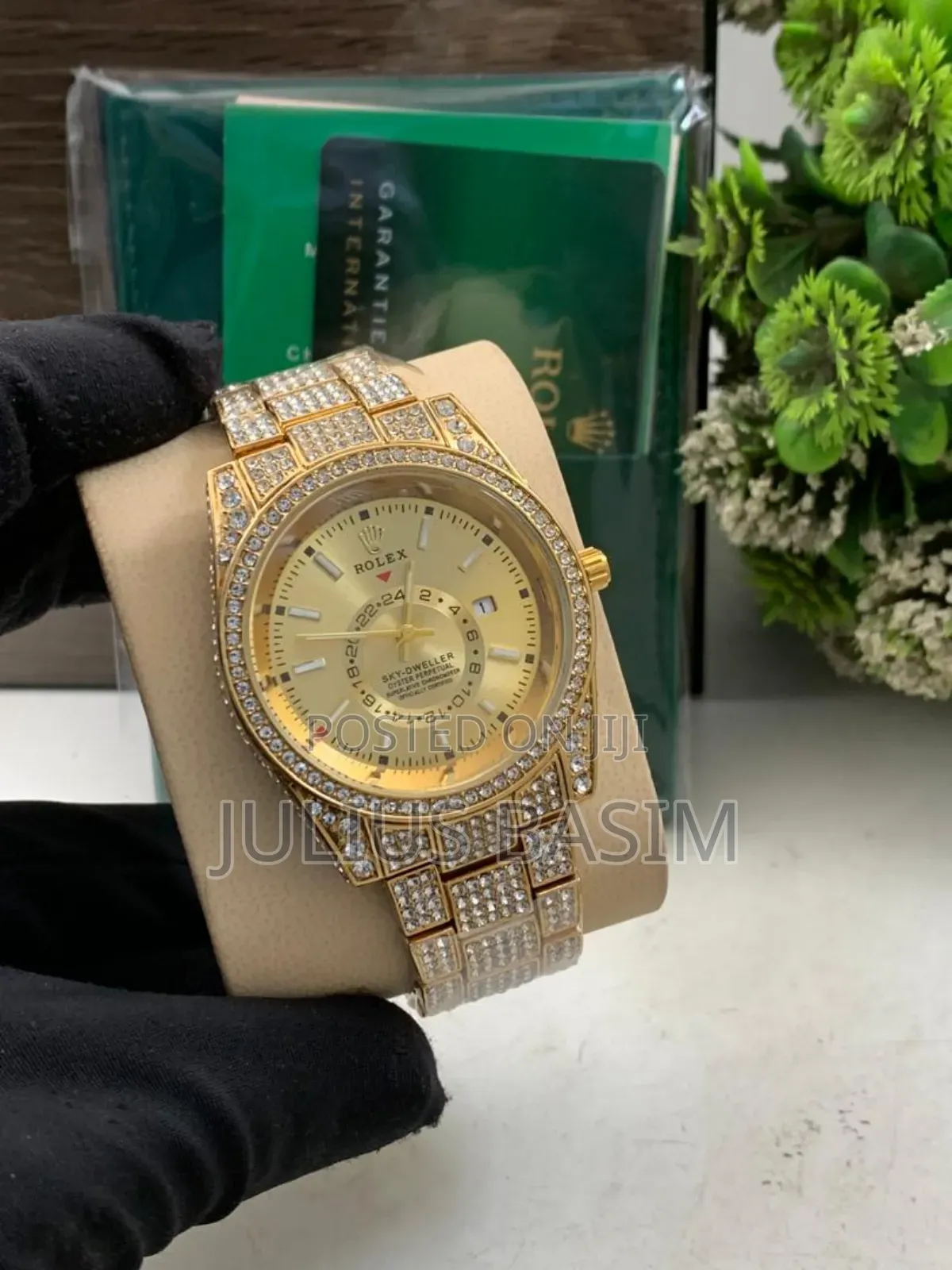 Rolex Watch Ice Out in Box