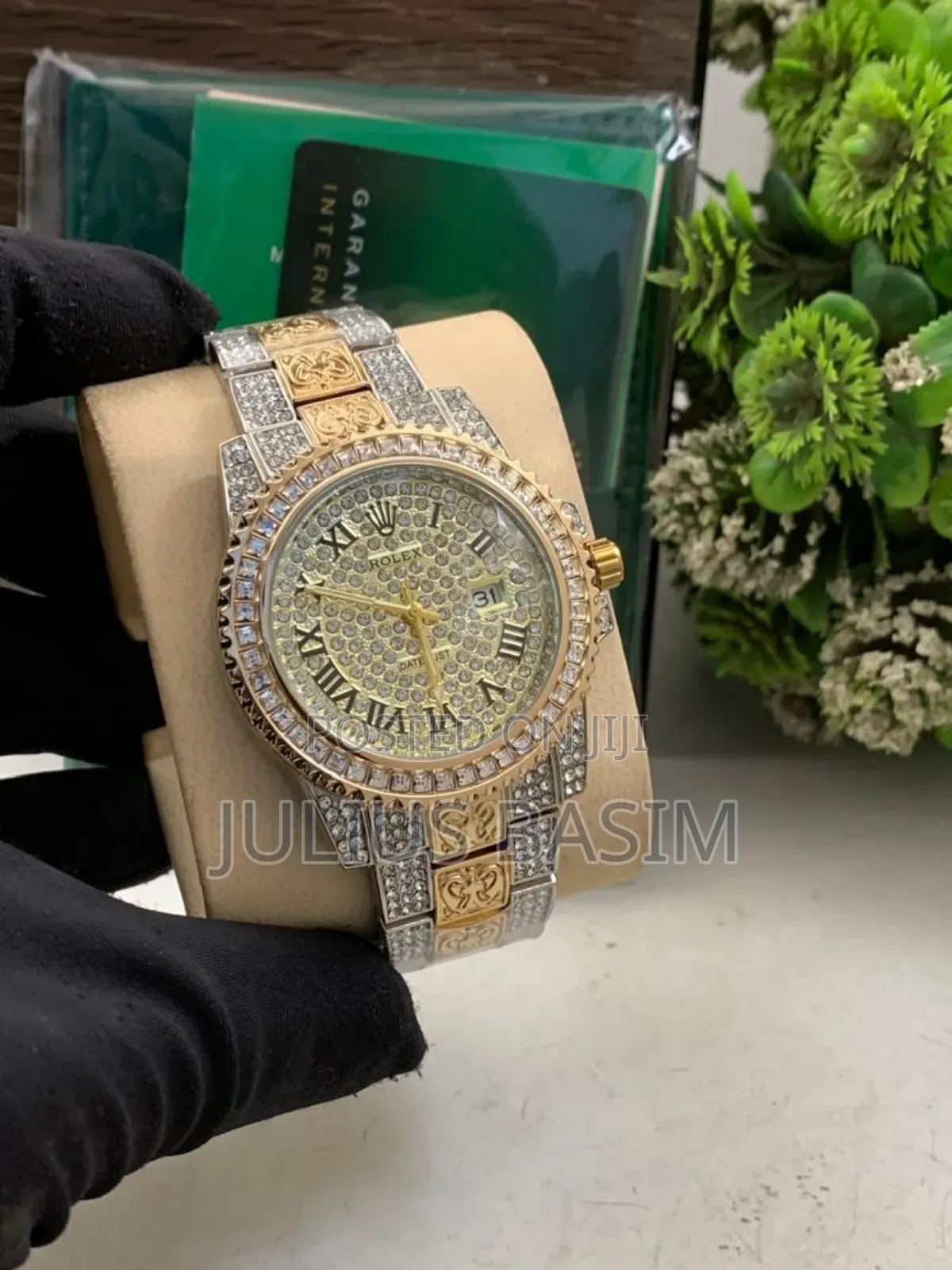 Rolex Watch Ice Out in Box