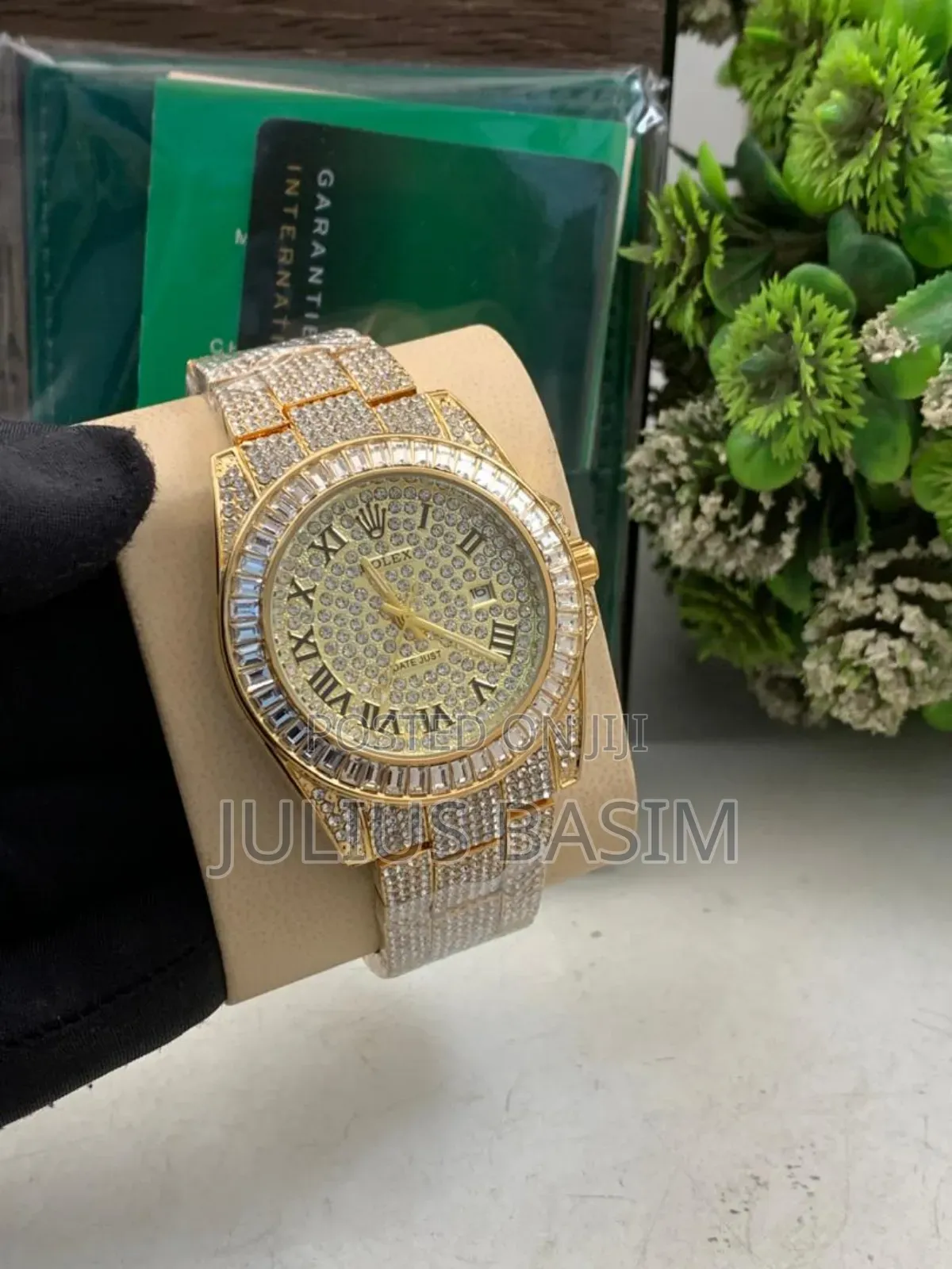 Rolex Watch Ice Out in Box