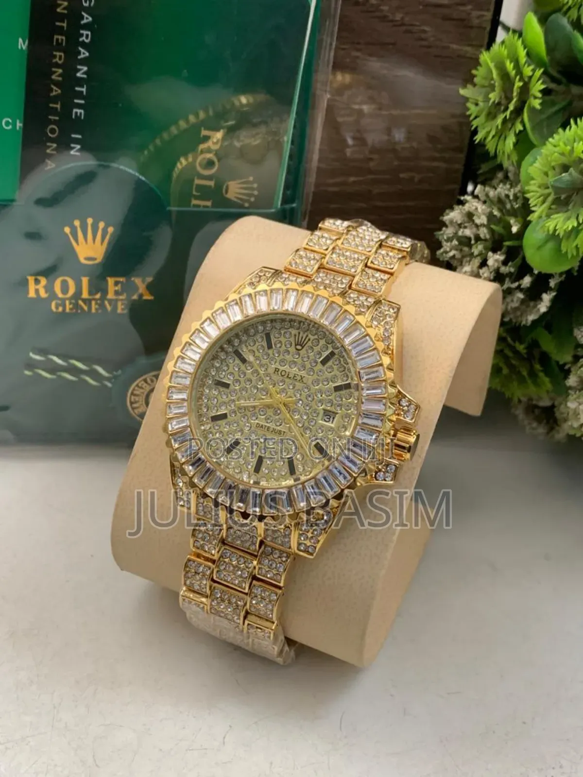 Rolex Watch Ice Out in Box