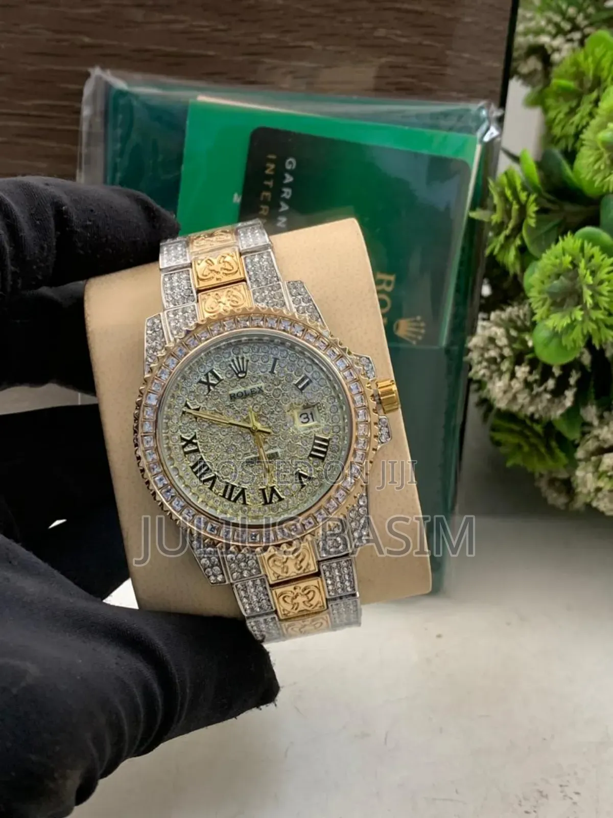 Rolex Watch Ice Out in Box
