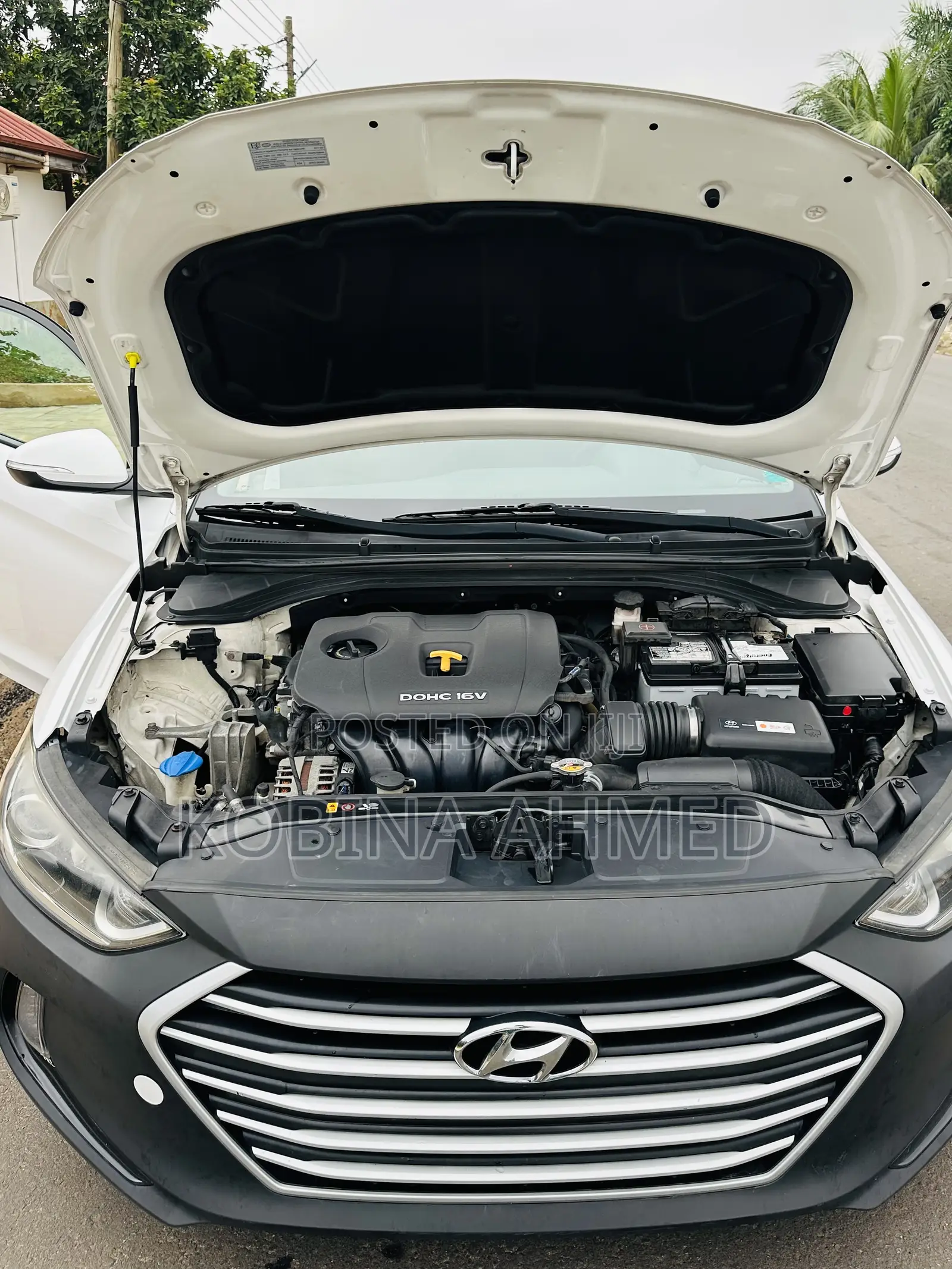 Hyundai Elantra Sport Sedan FWD (1.6L 4cyl 6M) 2017 White