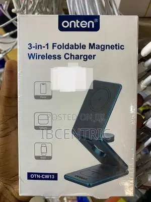 3in1 Foldable Magnetic Wireless Charger