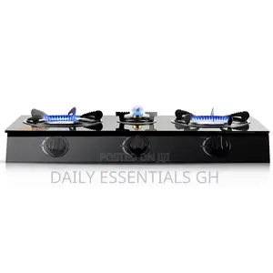 Brand New Raf Glass Top 3 Burner Gas Cooker