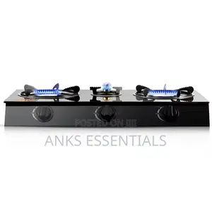 Brand New Raf Glass Top 3 Burner Gas Cooker