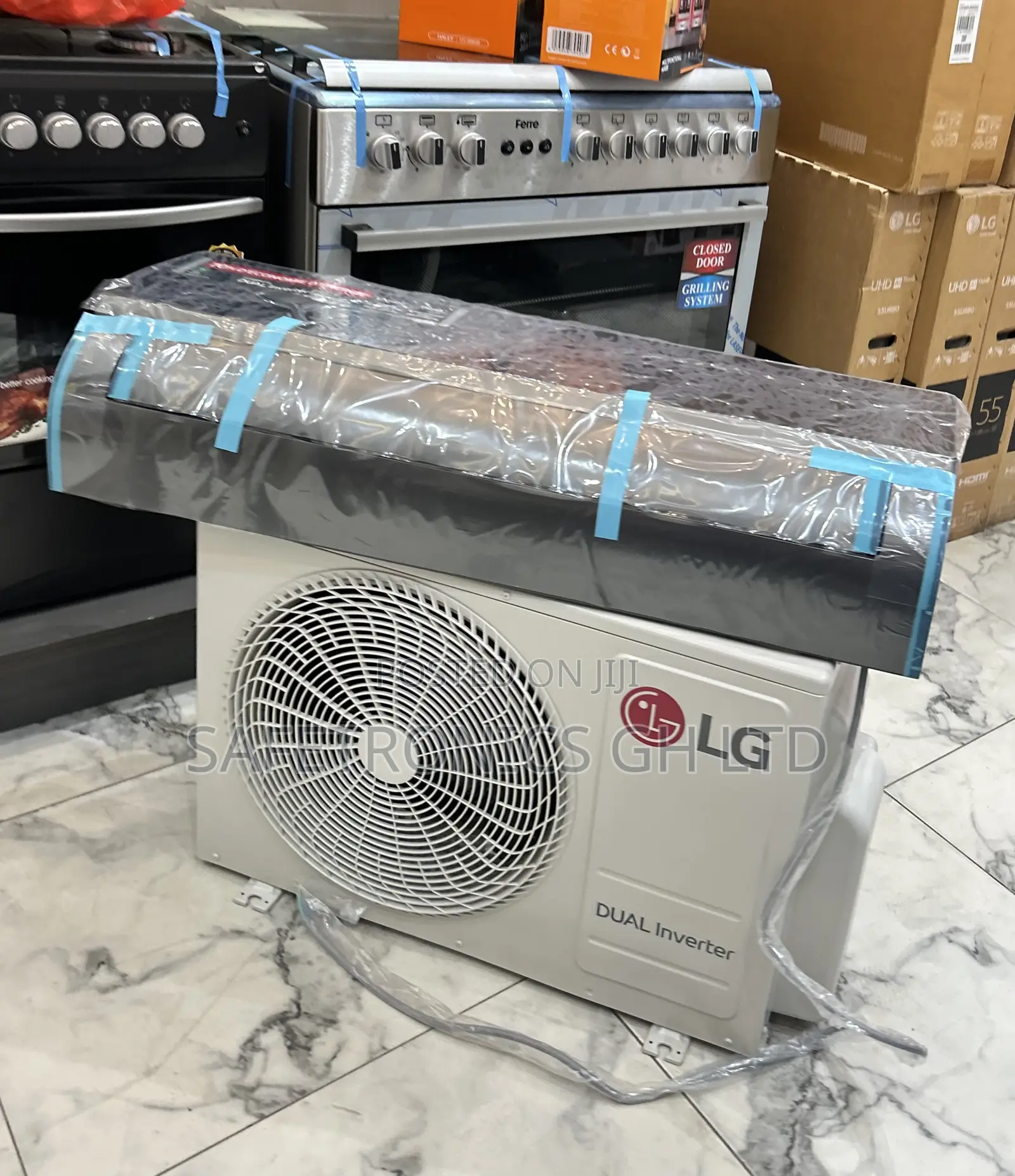 Shop Exclusive Lg Black Dual Smart Inverter (S4-Q18klrte) 2.0hp Ac