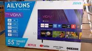 Ailyons 55" Tv Smart Vidaa Smart Android Bluetooth T2/S2 55"