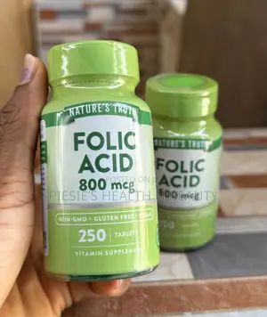 Nature's Truth Folic Acid | 800 McG,250 Tablets |Vegan, Non-Gmo, 250s