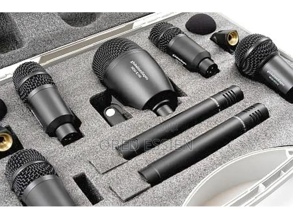 7 Sets of Drums Shure Mics