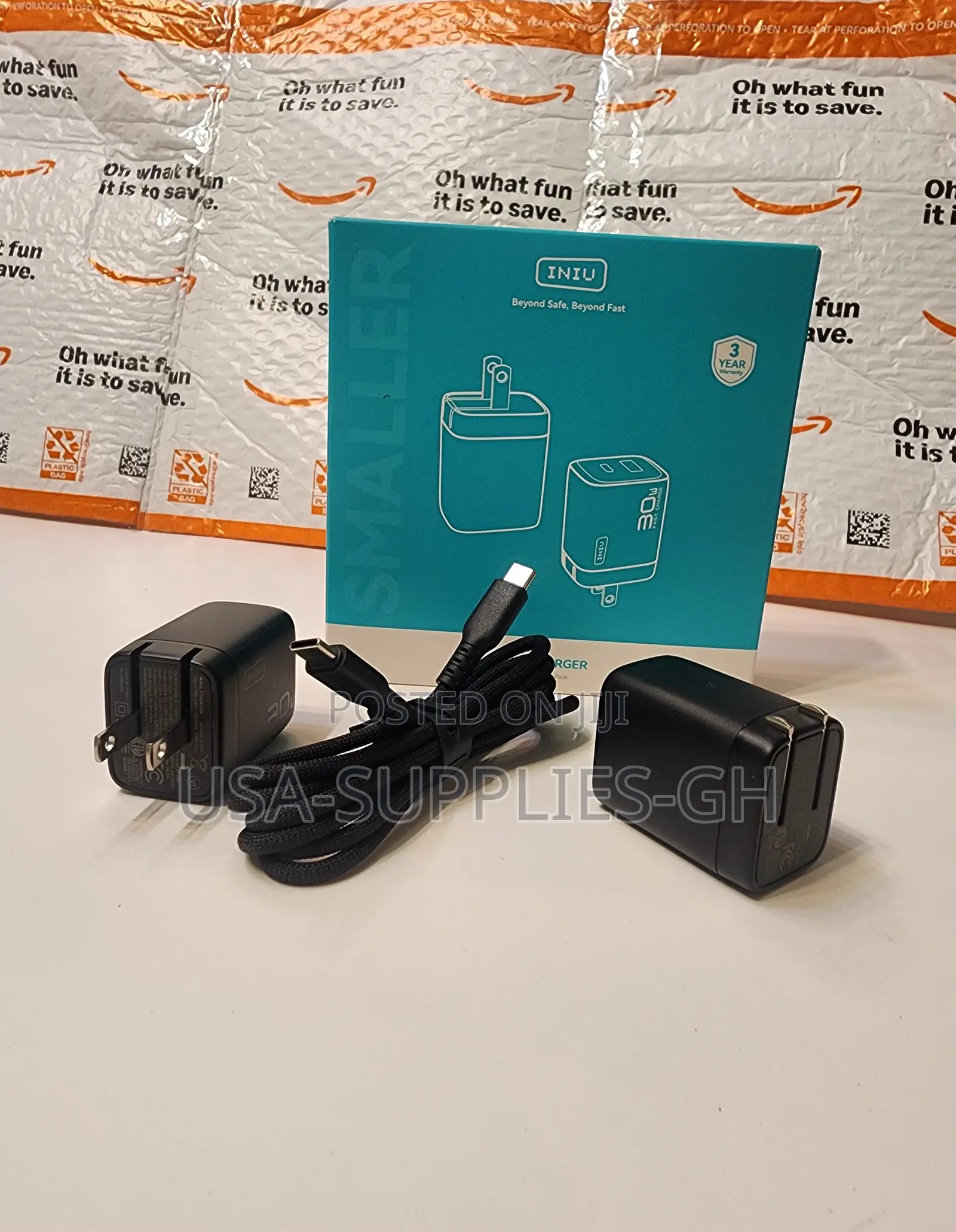 Iniu 30w Usb C Super Fast Charger Block From Usa