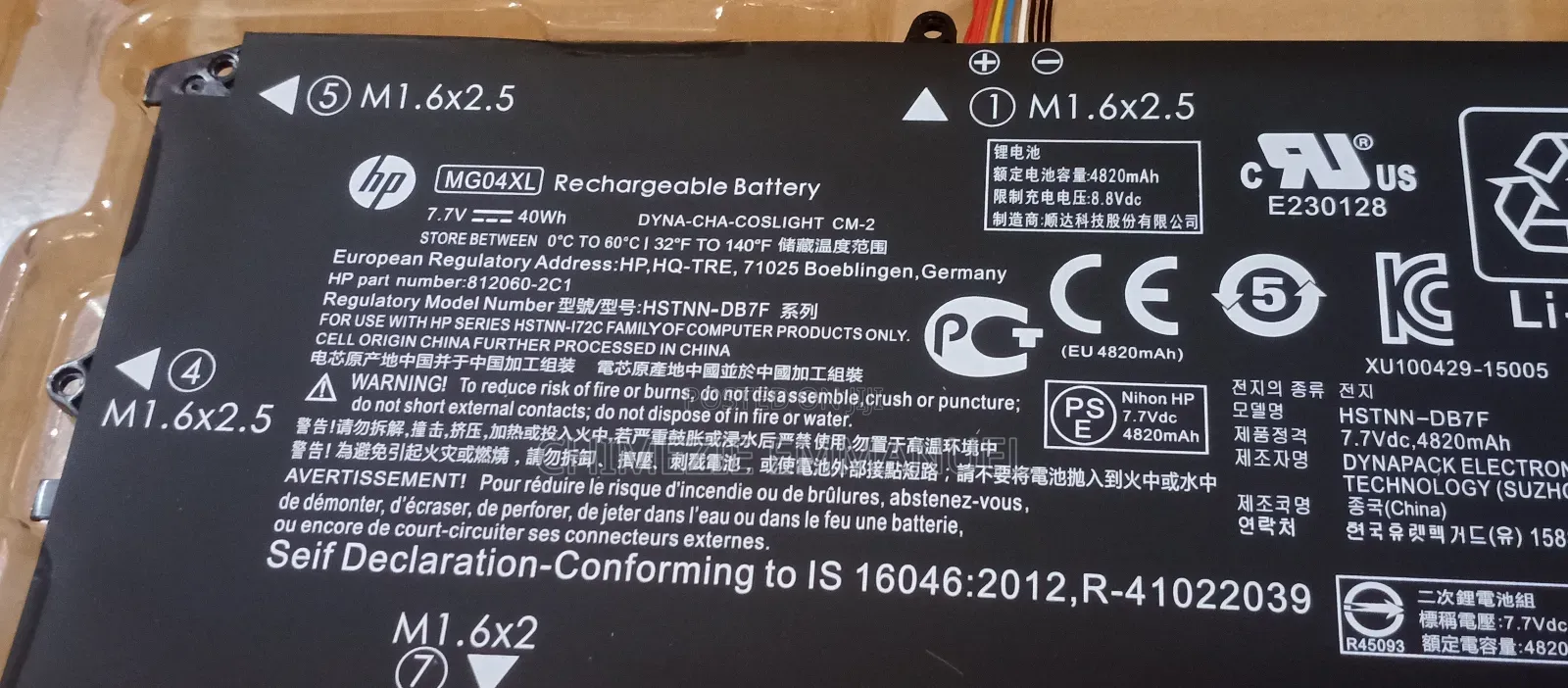 Hp Battery Mg04xl Original