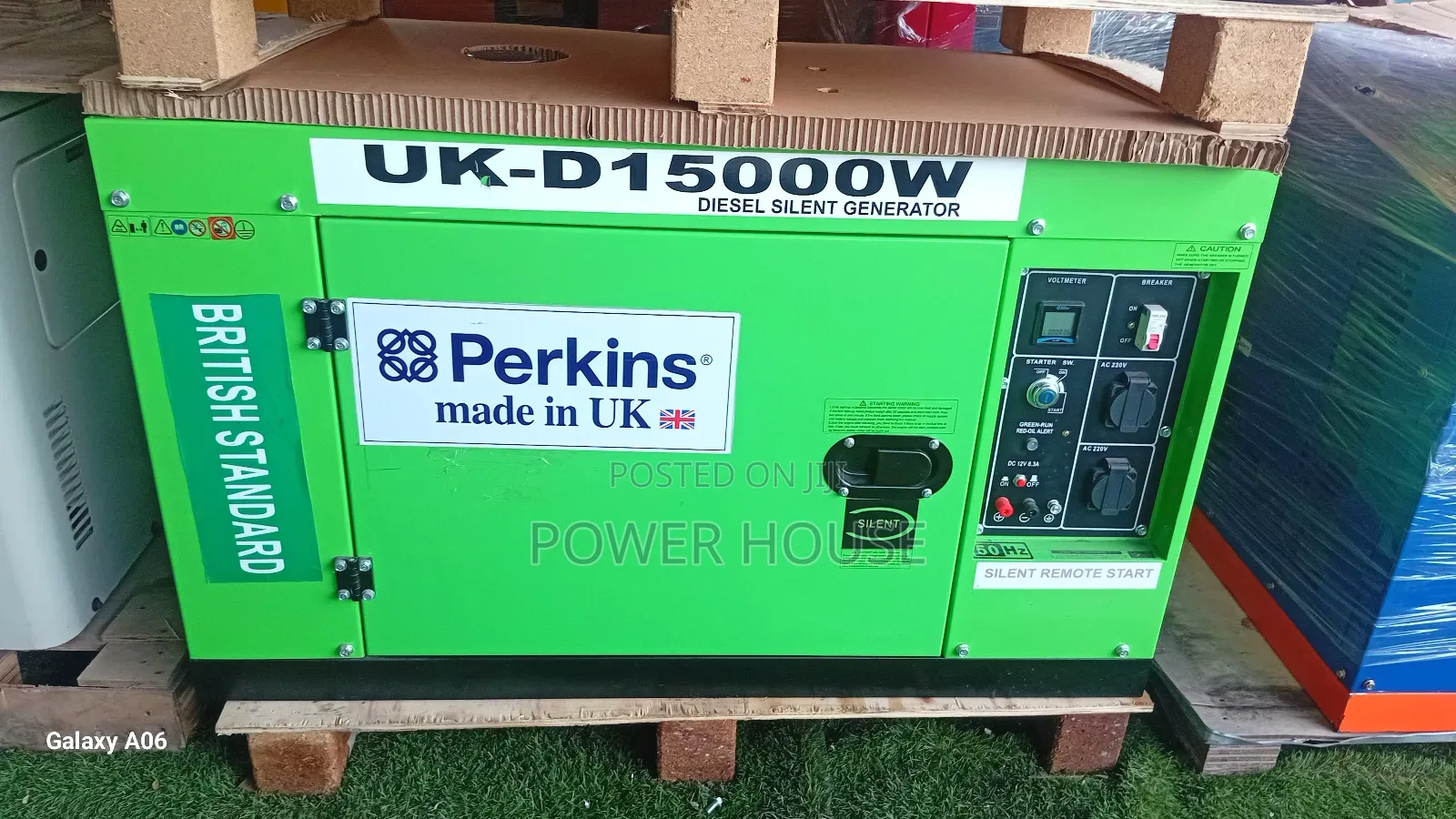 Perkins 15,000w Silent Diesel Generator Uk Standard