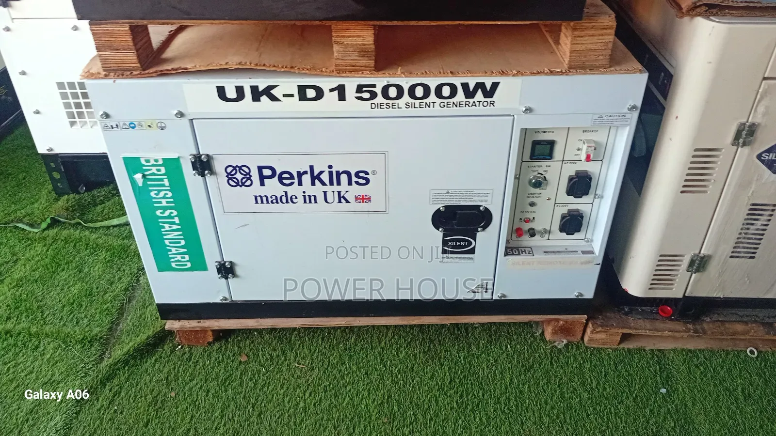 Reliable Perkins 15,000w Diesel Silent Power Generator