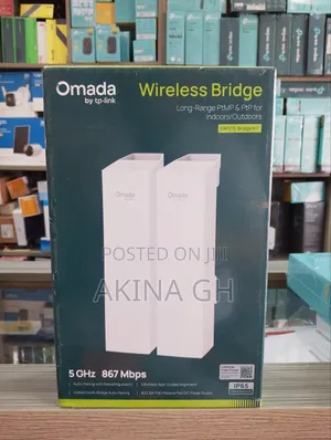 Tp-Link Omada 5ghz 867mbps Long-Range Indoor/Outdoor Eap215 Bridge Kit