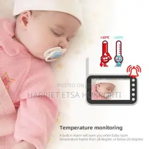 Wireless Baby Intercom With Camera 4.5′′ Screen With Two-Way Comm Uk