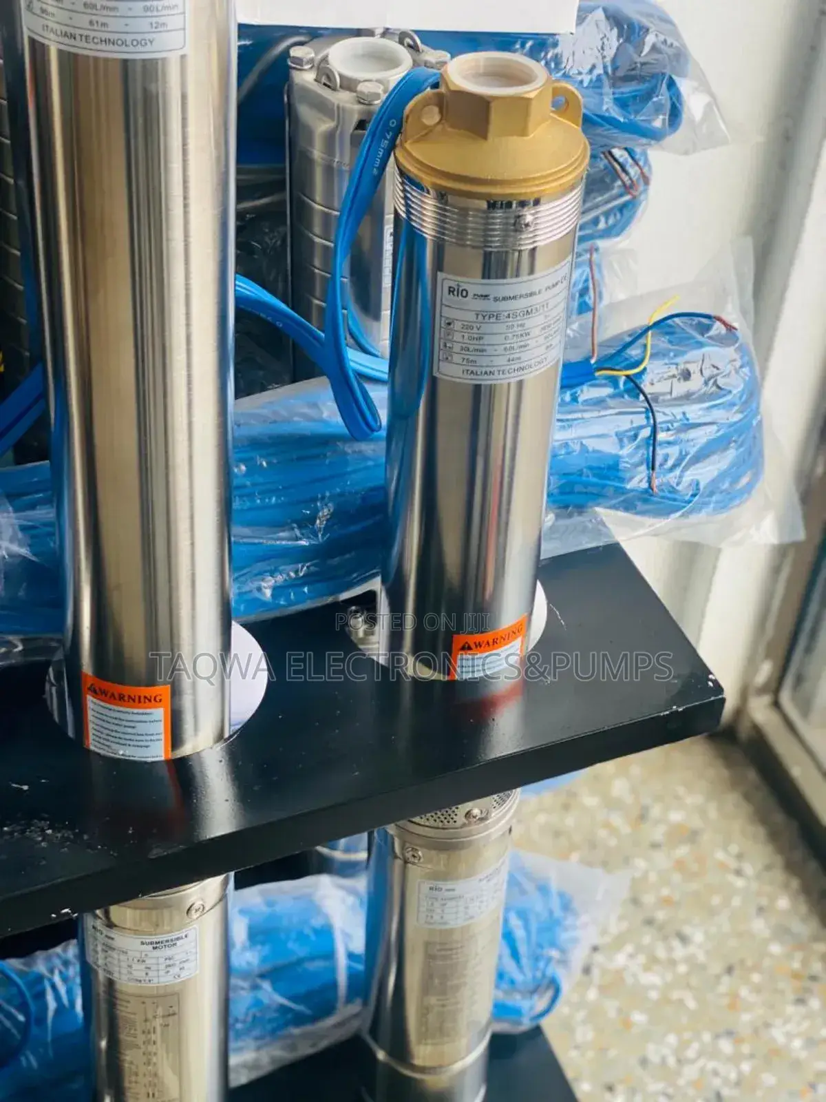 Portable 1hp Rio Water Pump ;Borehole Pump