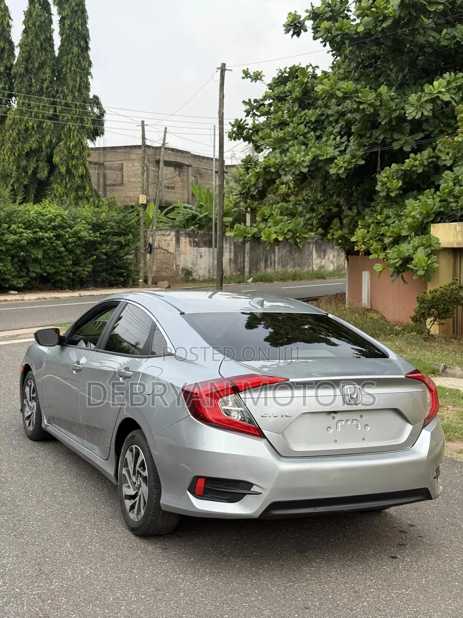 Honda Civic EX Sedan 2018 Silver