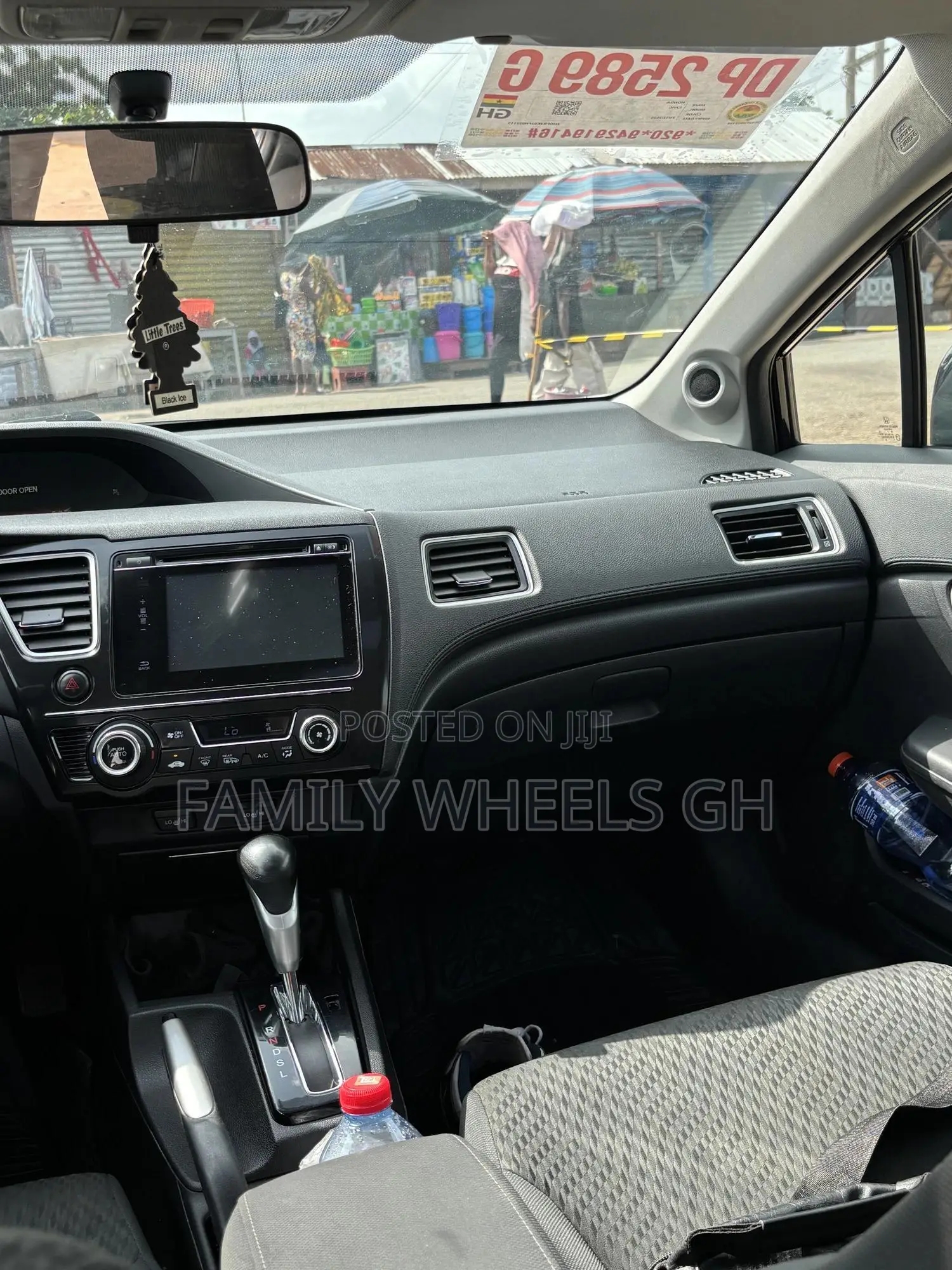 Honda Civic EX 4dr Sedan (1.8L 4cyl CVT) 2015 Black