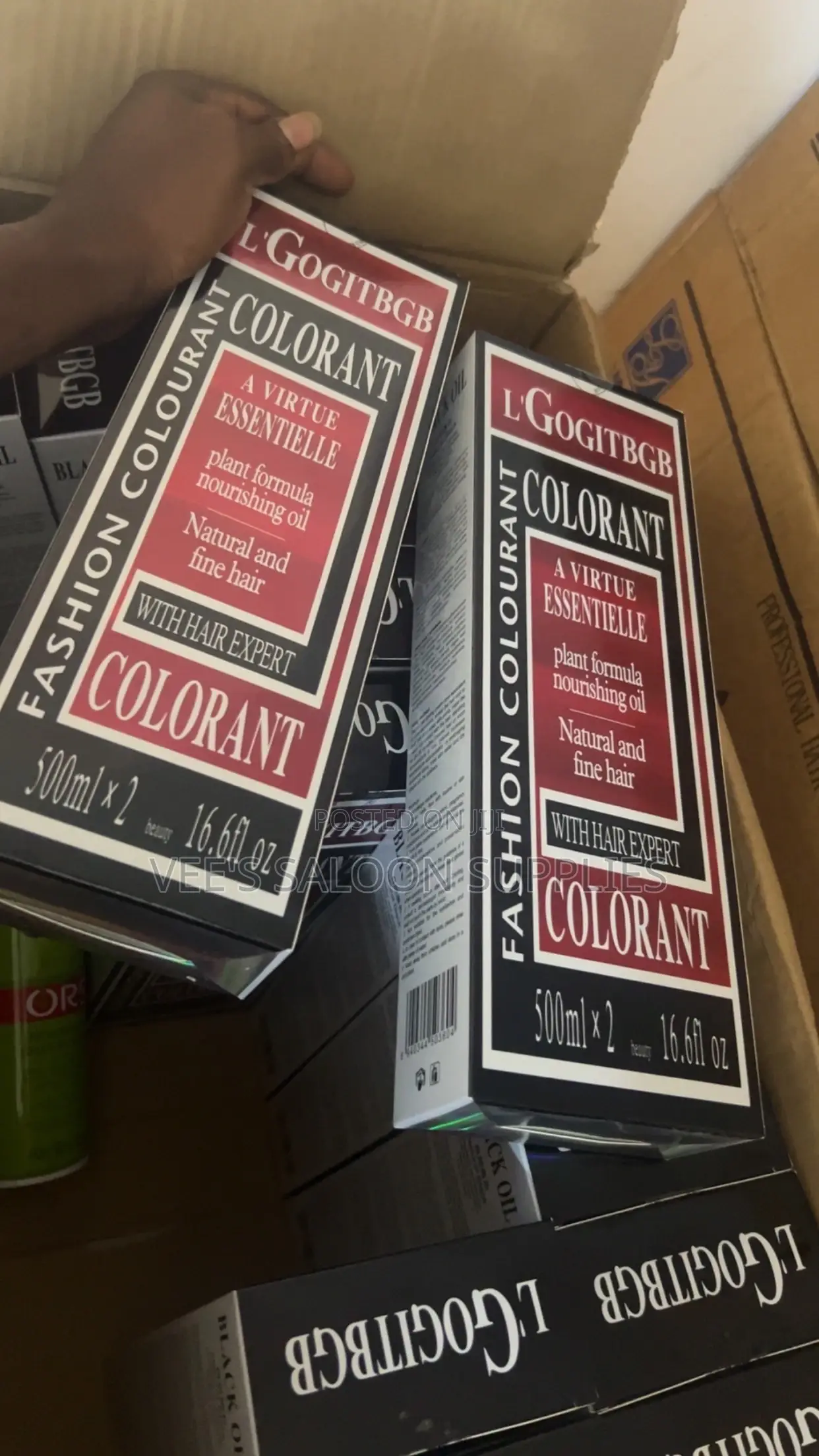 Original Hair Dye l'Gogitbgb Colorant Black Dye Wholesale