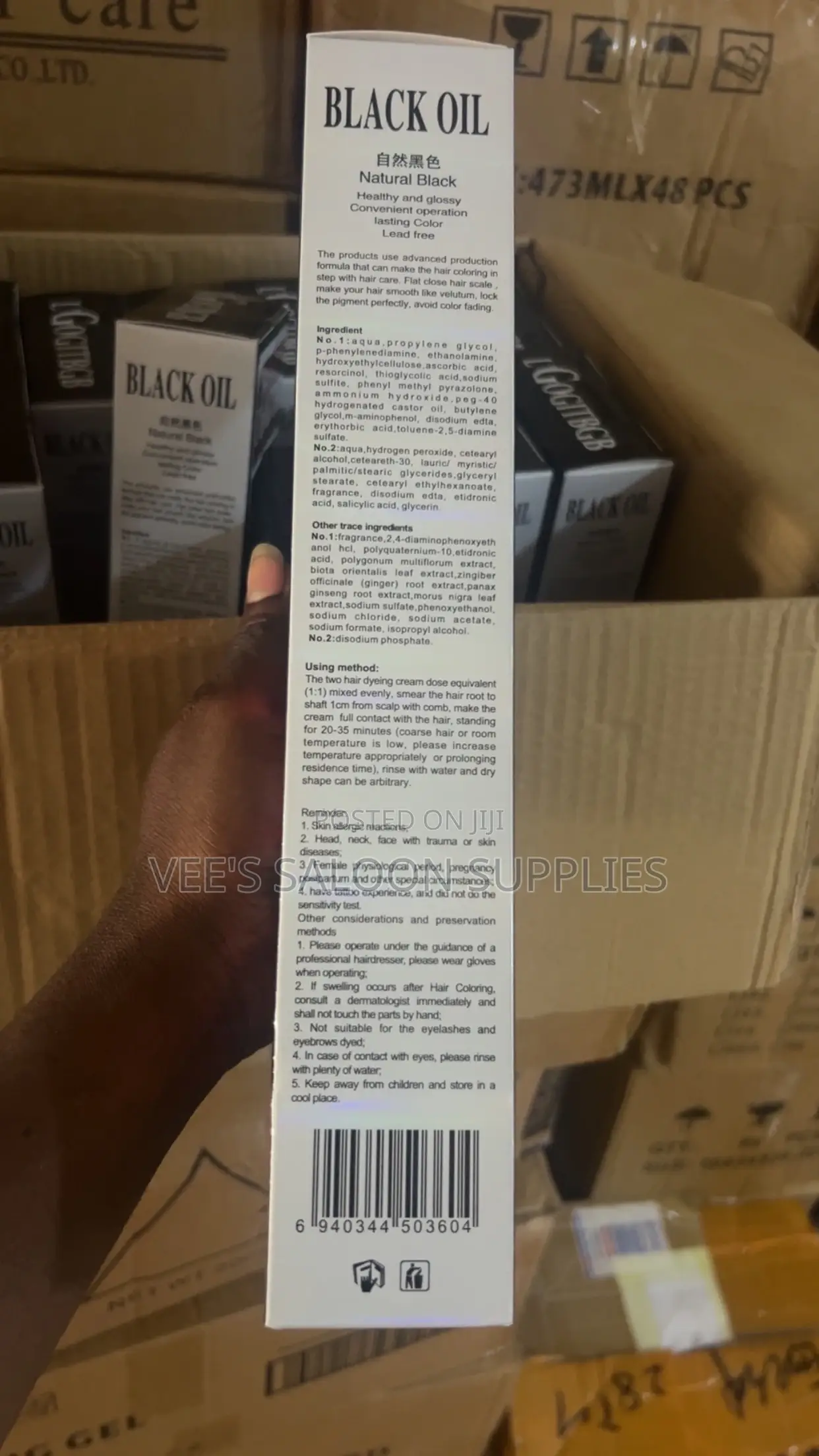 Original Hair Dye l'Gogitbgb Colorant Black Dye Wholesale