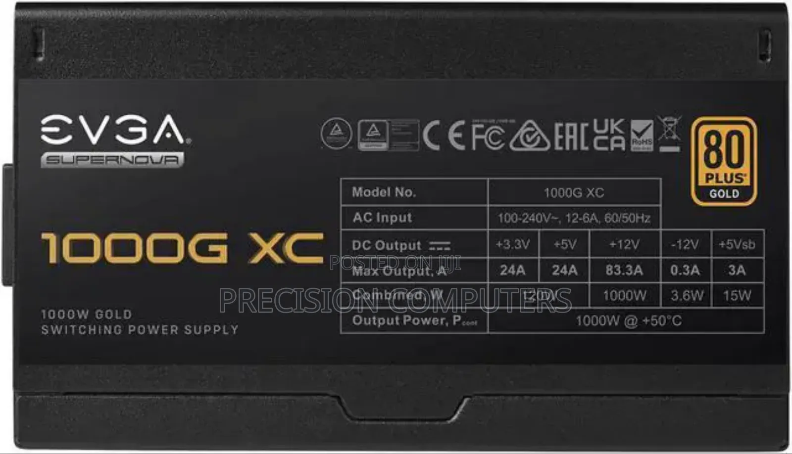 Evga 1000watts Pcie Gen5 Power Supply