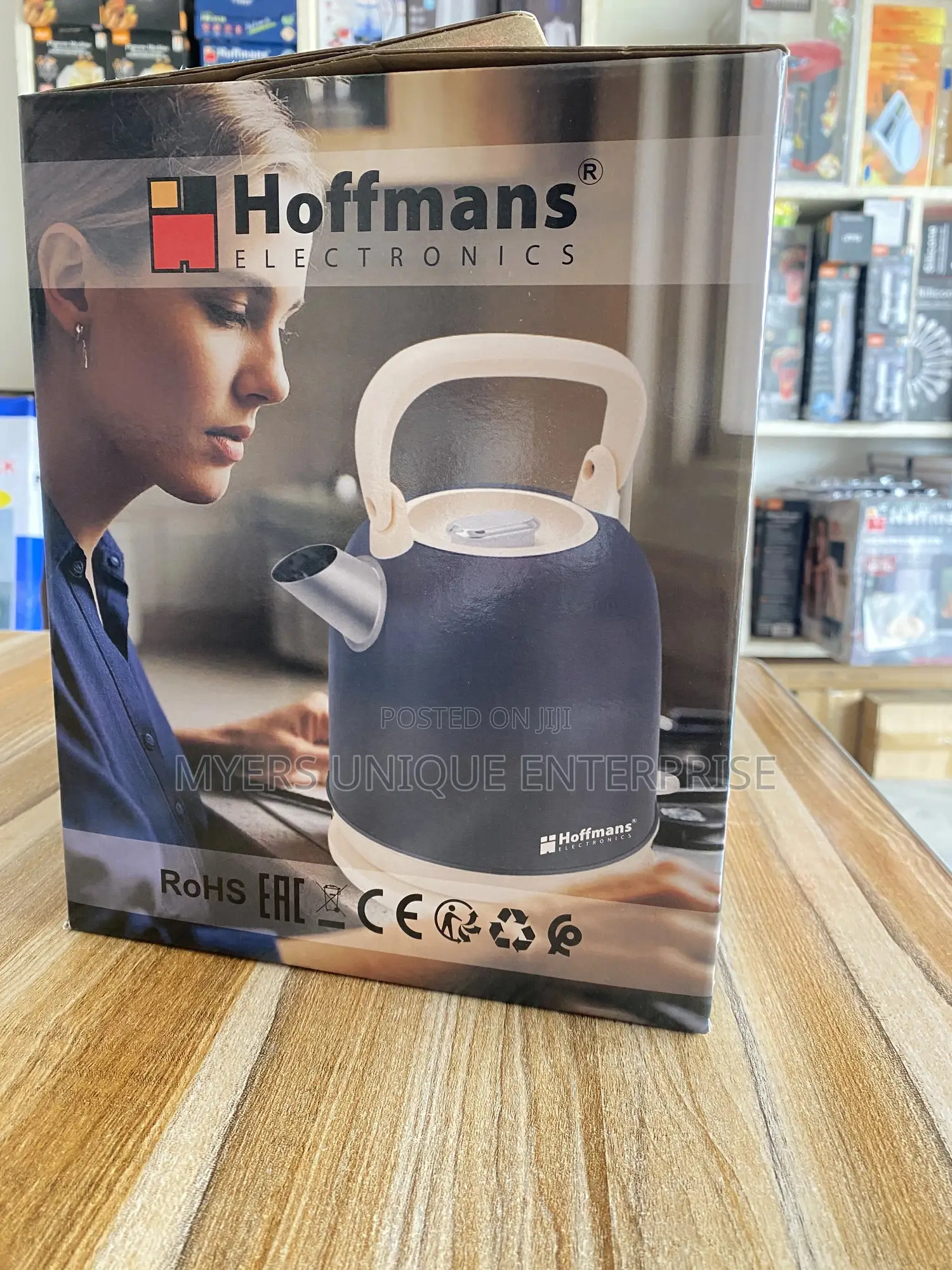 Stainless Steel 4.8l Design Kettle (Hoffmans)