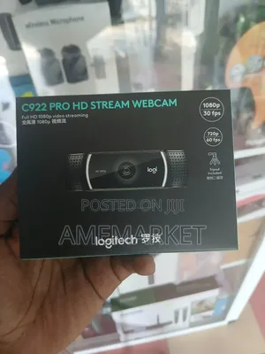 Logitech C922 Pro Webcam, 1080p Camera, Hd Video Streaming Recording