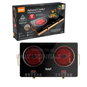 Heavy-Duty Raf Double Electric Cooker 3500w – Long-Lasting