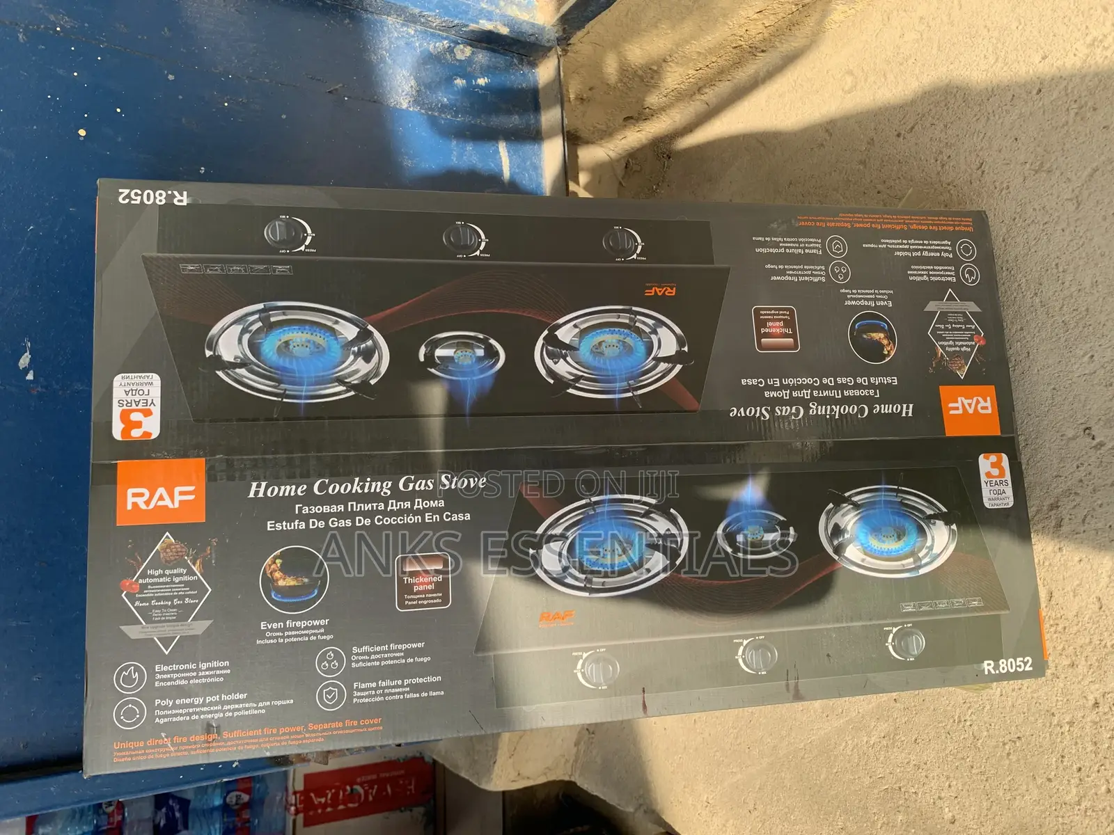 Raf 3-in-1 Gas Burner – Strong Durable Cooker