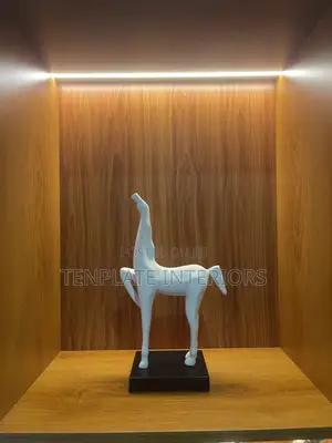 Cubist Horse Sculpture (Mid)