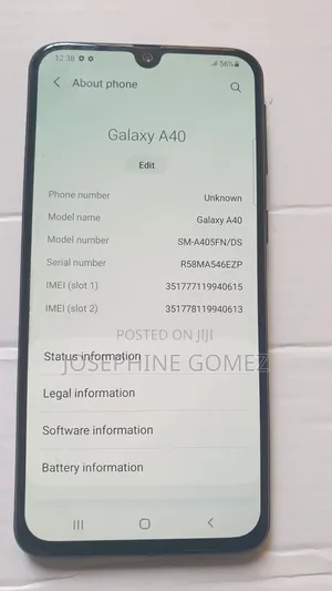 Samsung Galaxy A40 64 GB Black